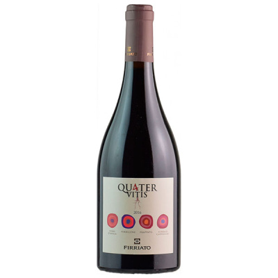 Вино Красное Сухое Firriato Quater Vitis Rosso Terre Siciliane 2016 0,75 л фото