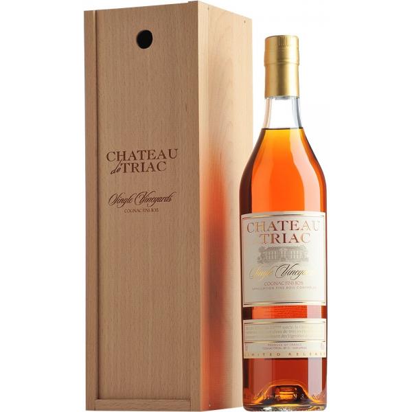 Коньяк Chateau de Triac Single Vineyards Fins Bois in wooden box 0,7 л фото