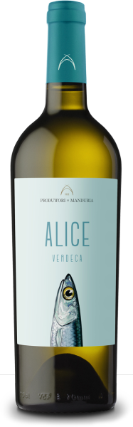 Вино Белое Сухое Produttori Vini Manduria Alice Verdeca 2023 0,75 л фото