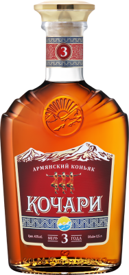 Бренди Merdzavan Cognac Factory Kochari Armenian Brandy 3 YO 0,5 л фото