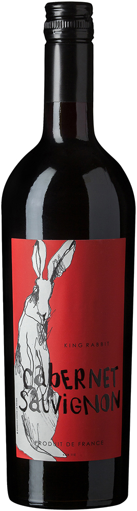 Вино Красное Полусухое King Rabbit Cabernet Sauvignon Pays D'Oc 2021 0,75 л фото