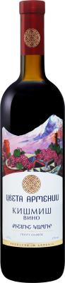 Плодовое вино Мргашен Цвета Армении Кишмиш полусладкое 12% 0,75 л фото