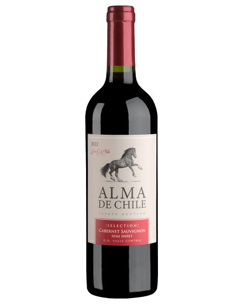 Вино Красное Полусладкое Alma de Chile Cabernet Sauvignon Semisweet 2022 0,75 л фото