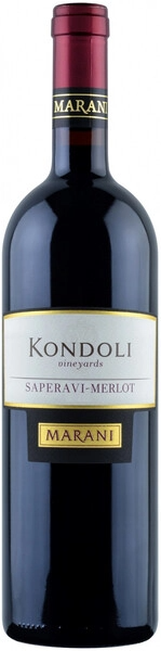 Вино Красное Сухое Marani Kondoli Saperavi-Merlot 2021 0,75 л фото