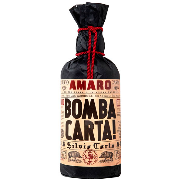 Ликер Silvio Carta Amaro Bomba Carta 0,7 л фото