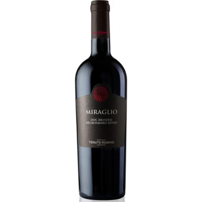 Вино Красное Полусухое Tenute Rubino Miraglio Negroamaro Rosso Brindisi 2016 0,75 л фото