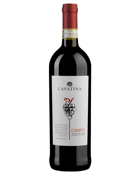 Вино Красное Сухое Cavatina Chianti 2023 0,75 л фото