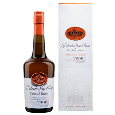 Кальвадос Christian Drouin Coeur de Lion VSOP Pays d'Auge in gift box 0,70 л фото