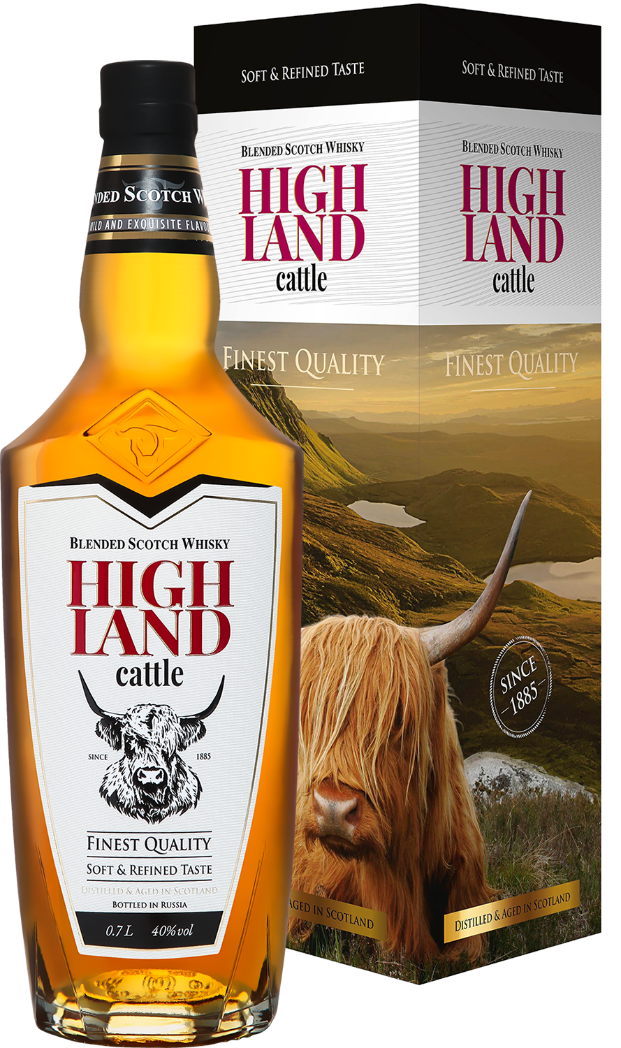 Виски Highland Cattle Blended in gift box 0,7 л фото