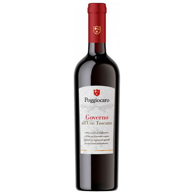 Вино Красное Полусухое Tenute Poggiocaro Governo all'Uso Toscano 2022 0,75 л фото