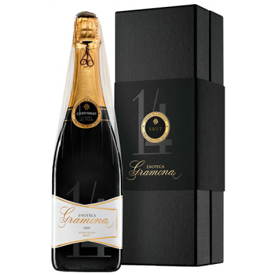 Вино игристое Белое Брют Gramona Enoteca Brut Corpinnat in gift box 2009 0,75 л фото