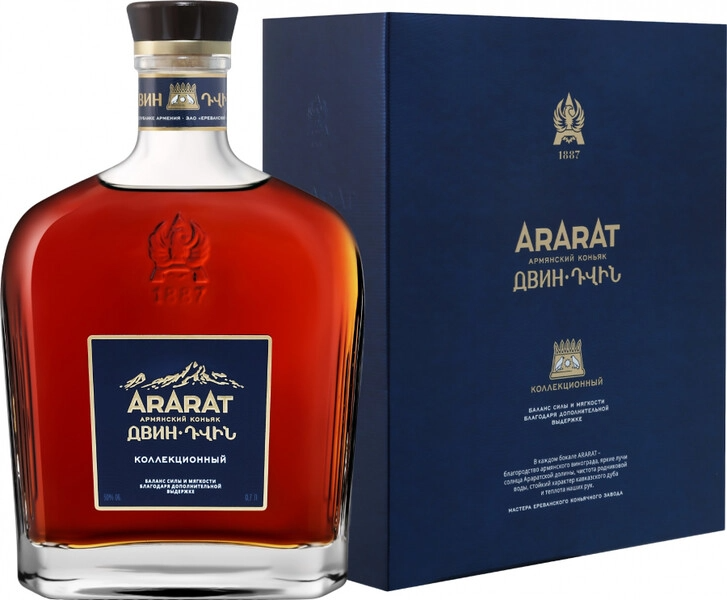 Коньяк Ararat Dvin Сollection Reserve in gift box 0,7 л фото
