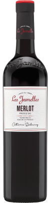 Вино Красное Сухое Les Jamelles Merlot 2023 0,75 л фото