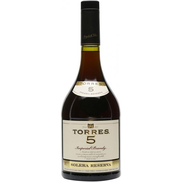 Бренди Torres 5 Solera Reserva 0,50 л фото