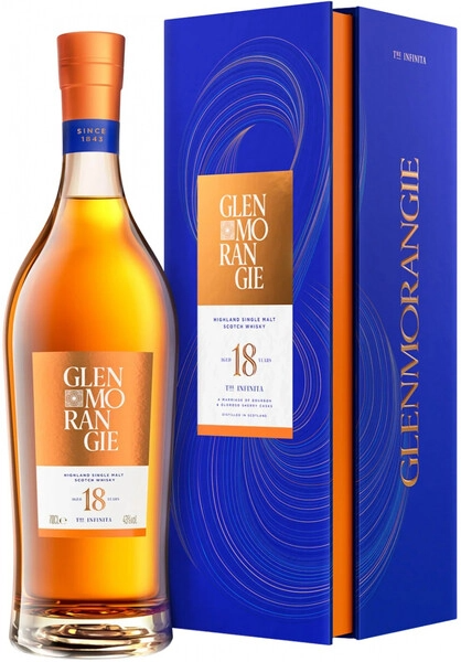 Виски Glenmorangie 18 YO The Infinita Single Malt Highland in gift box 0,7 л фото
