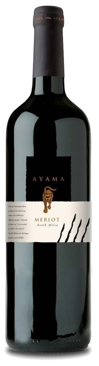 Вино Красное Сухое Ayama Merlot 2021 0,75 л фото