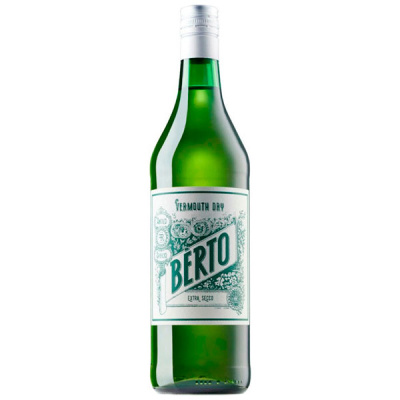 Вермут Белый Сухой Berto Extra Secco 1,00 л фото
