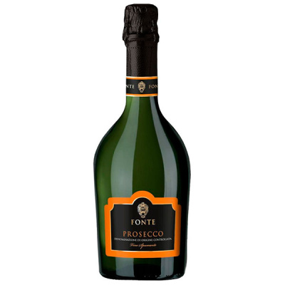 Вино игристое Белое Брют Fonte Prosecco 0,75 л фото