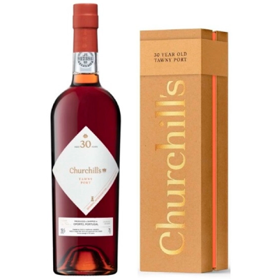 Портвейн Churchill's Tawny 30 Years Old in gift box 0,75 л Портвейн Churchill's Tawny 30 Years Old in gift box 0,75 л фото