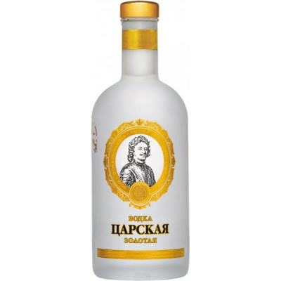 Водка Tsarskaja Gold 0,7 л фото