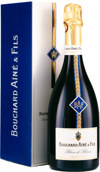Вино игристое Bouchard Aine & Fils Blanc de Blancs in gift box 0,75 л фото
