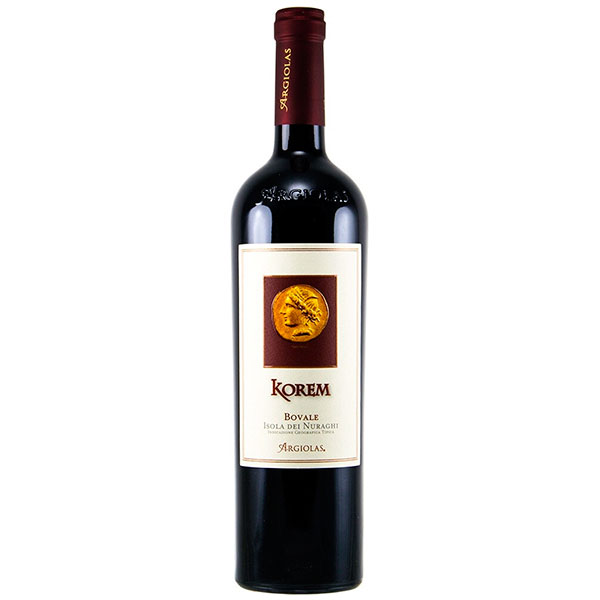 Вино Красное Сухое Argiolas Korem Isola dei Nuraghi 2022 0,75 л фото