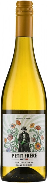 Вино Белое Полусухое Petit Frere Blanc de Noirs Alcohol Free 2024 0,75 л фото