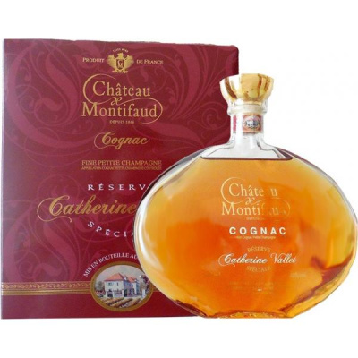 Коньяк Chateau de Montifaud Reserve Speciale Catherine Vallet Petite Champagne in gift box 0,50 л фото