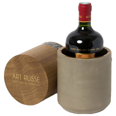 Вино Шато Ла Грас Дьё Де Приёр Арт Рюс Сент-Эмильон Гран Крю в бетонной тубе 2015 красное сухое 14,5% 0,75 л фото