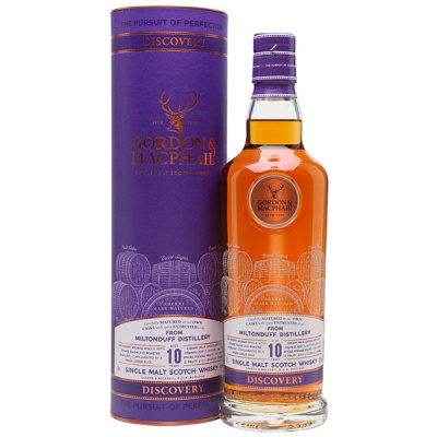 Виски Gordon & MacPhail Discovery Miltonduff 10 Years Old Single Malt Speyside in tube 0,70 л фото