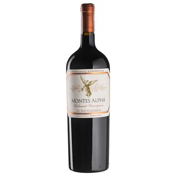 Вино Красное Сухое Montes Alpha Cabernet Sauvignon Colchagua Valley 2019 1,5 л фото