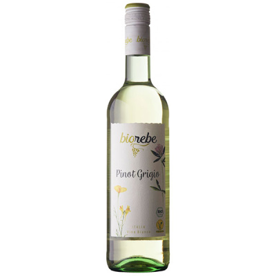 Вино Белое Сухое BIOrebe Pinot Grigio 2021 0,75 л фото