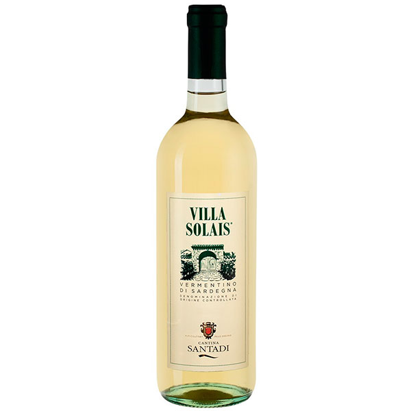 Вино Белое Сухое Santadi Villa Solais Vermentino di Sardegna 2022 0,75 л фото