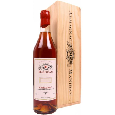 Арманьяк Maniban in wooden box 1983 0,70 л фото