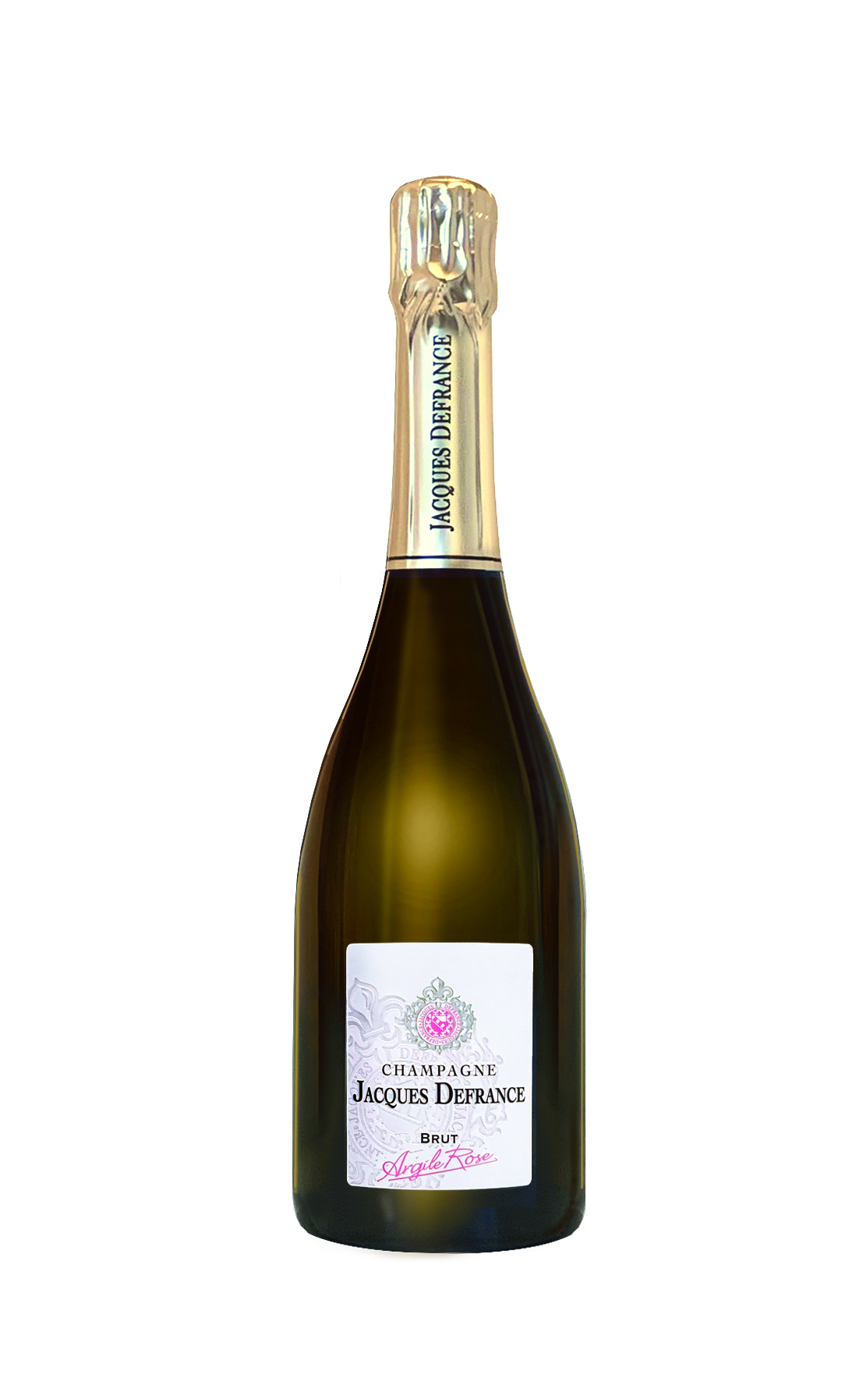 Вино игристое Розовое Брют Jacques Defrance Brut Argile Rosé Champagne 2020 0,75 л фото