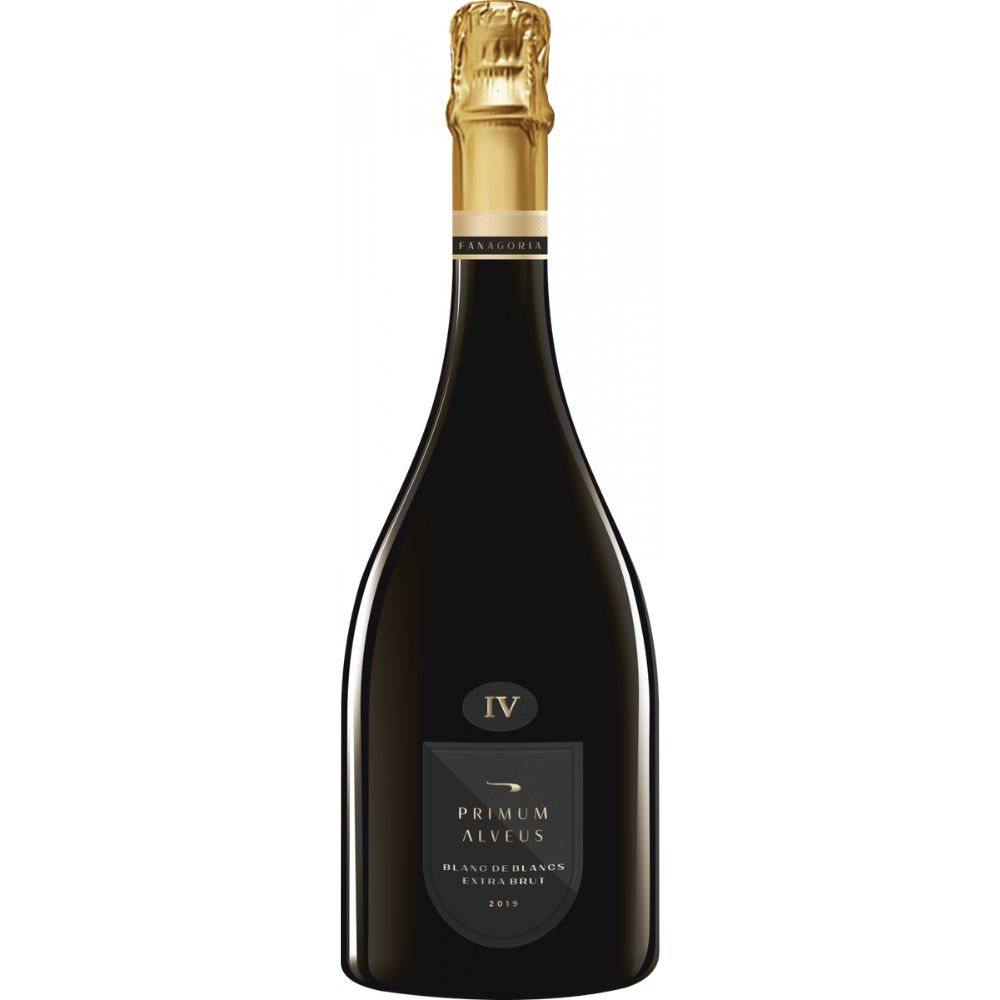 Вино игристое Белое Экстра Брют Fanagoria Primum Alveus Blanc de Blancs Extra Brut 2019 0,75 л фото