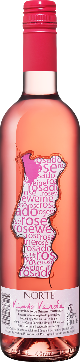 Вино Розовое Полусухое Norte Rose Vinho Verde 0,75 л фото