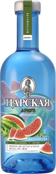 Водка Царская Оригинальная Арбуз 38% 0,5 л фото