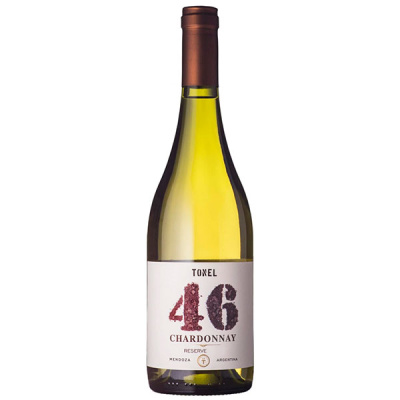 Вино Белое Сухое Tonel 46 Chardonnay Reserve Mendoza 2022 0,75 л фото