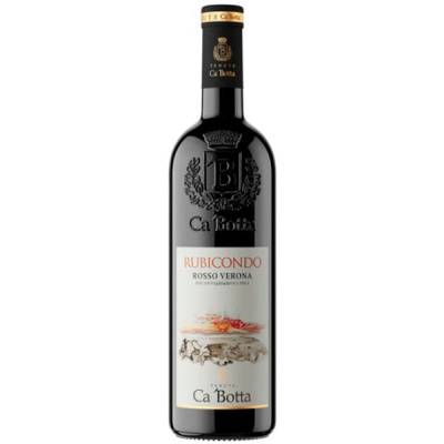 Вино Красное Полусухое Ca'Botta Rubicondo Rosso Verona 2021 0,75 л фото