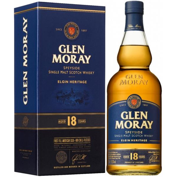 Виски Glen Moray Elgin Heritage 18 years old Single Malt Speyside in gift box 0,70 л фото