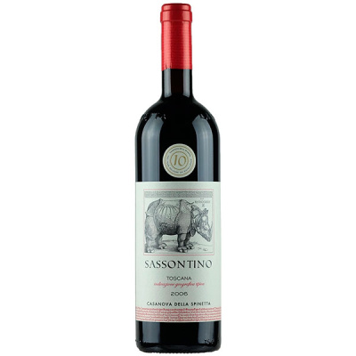 Вино Красное Сухое Casanova della Spinetta Sassontino Toscana 2006 0,75 л фото