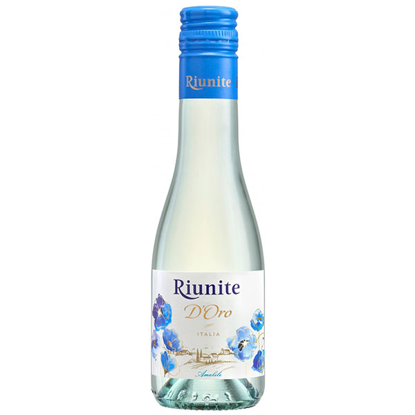 Вино игристое Белое Полусладкое Riunite D'Oro Emilia 0,187 л фото