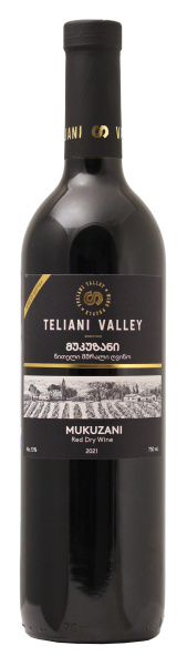 Вино Красное Сухое Teliani Valley Mukuzani 2021 0,75 л фото