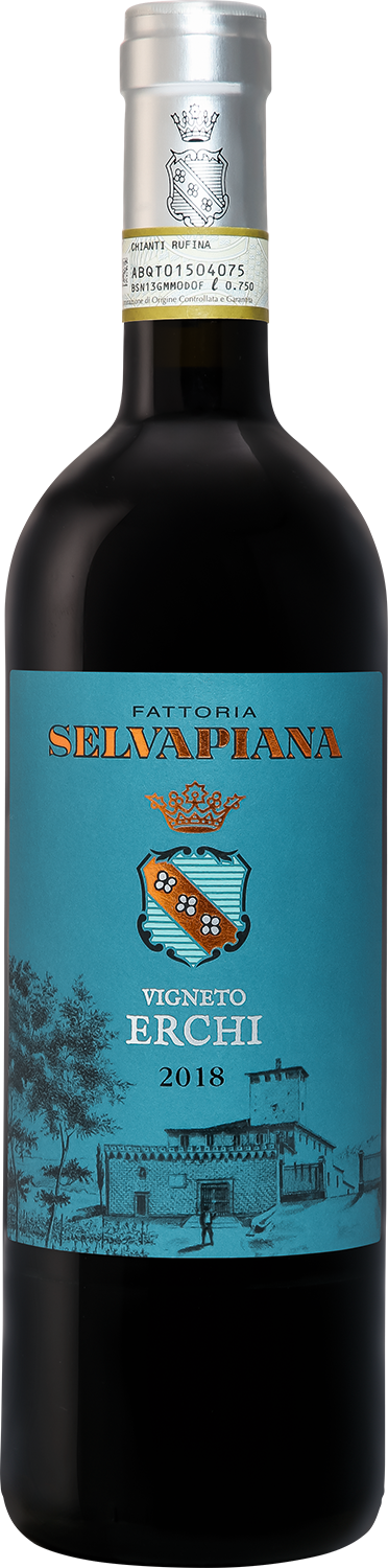 Вино Красное Сухое Fattoria Selvapiana Vigneto Erchi Chianti Rufina Riserva 2018 0,75 л фото