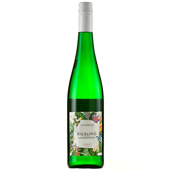 Вино Белое Полусухое Sungarden Riesling Halbtrocken Pfalz 2022 1 л фото