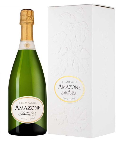 Шампанское Белое Брют Palmer & Co Amazone de Palmer in gift box 2012 0,75 л фото