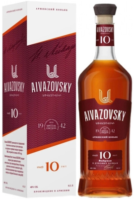 Коньяк Aivazovsky 10 Years Old 0,5 л фото