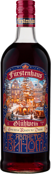 Плодовое вино Красное Сладкое Furstenhaus Gluhwein 1 л фото