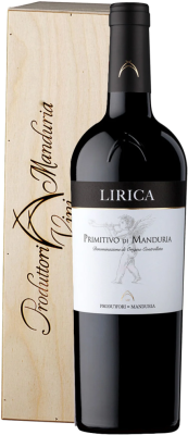 Вино Красное Сухое Produttori di Manduria Lirica Primitivo di Manduria 2022 1,5 л фото